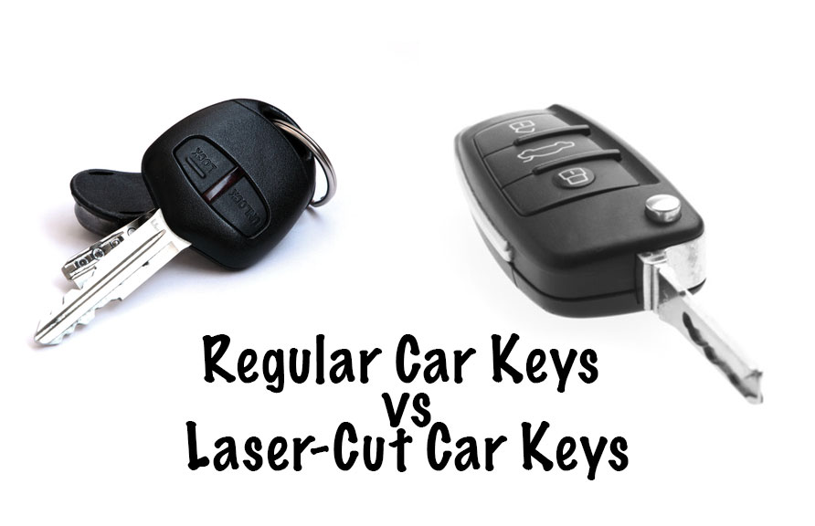 Laser cut car keys cut and programmed on site